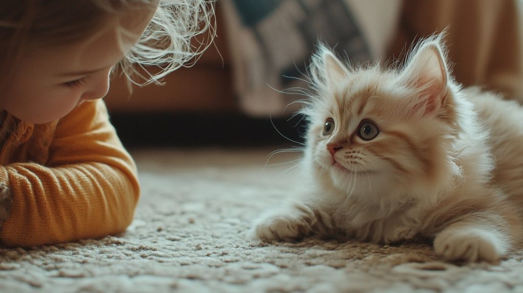 بهترین نژاد گربه برای کودکان