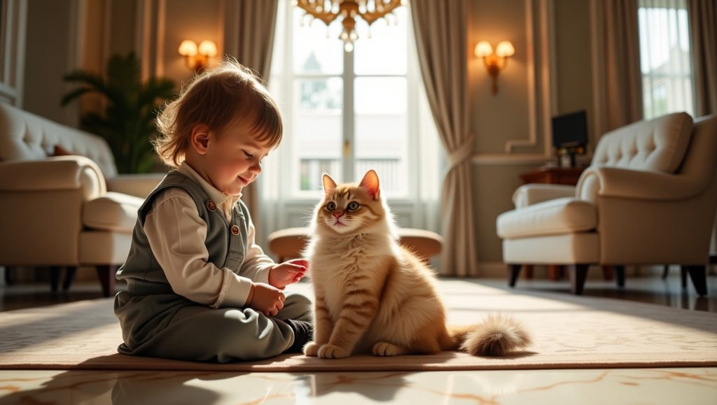 بهترین گربه برای کودکان