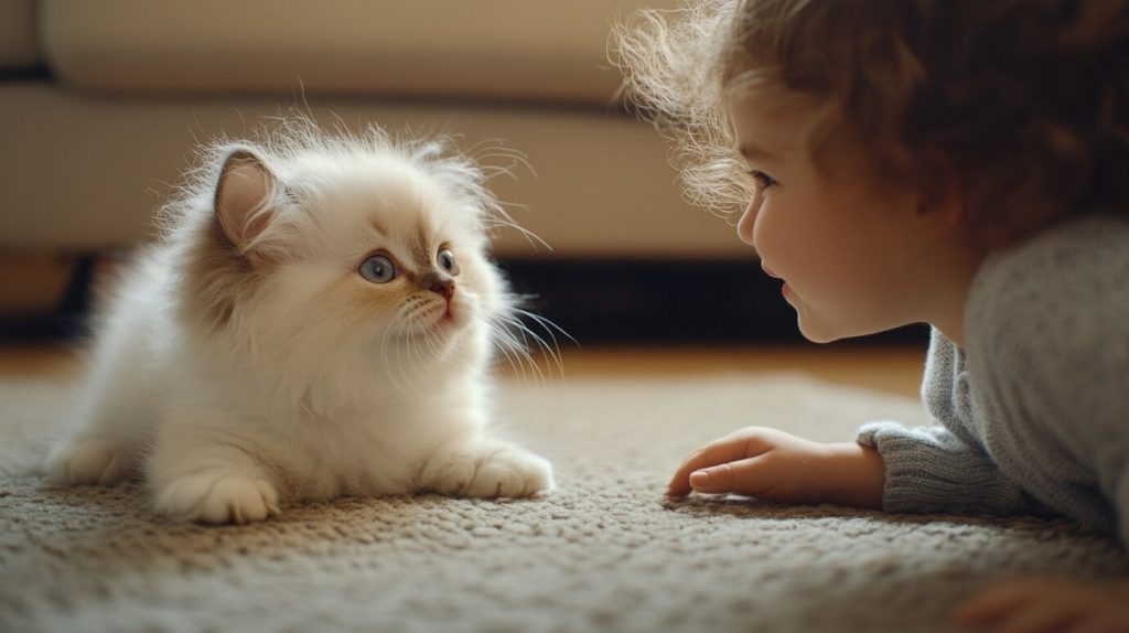 بهترین گربه برای کودکان
